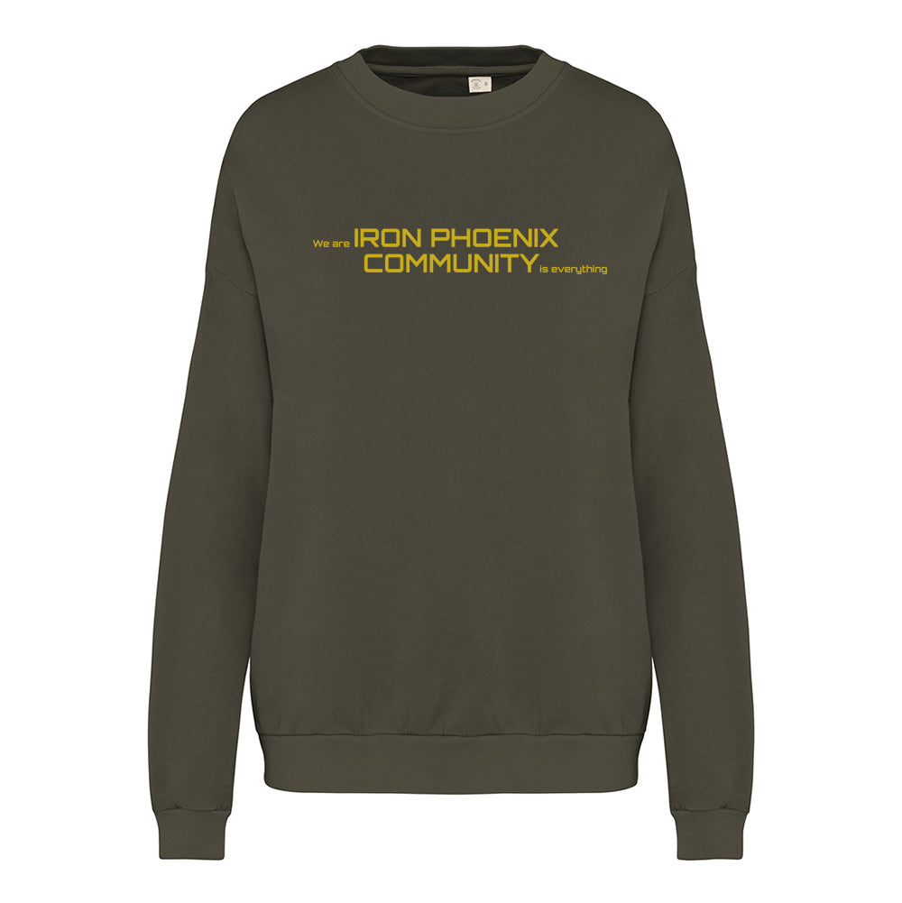 Iron Phoenix Oversized Sweatshirt - Community Print