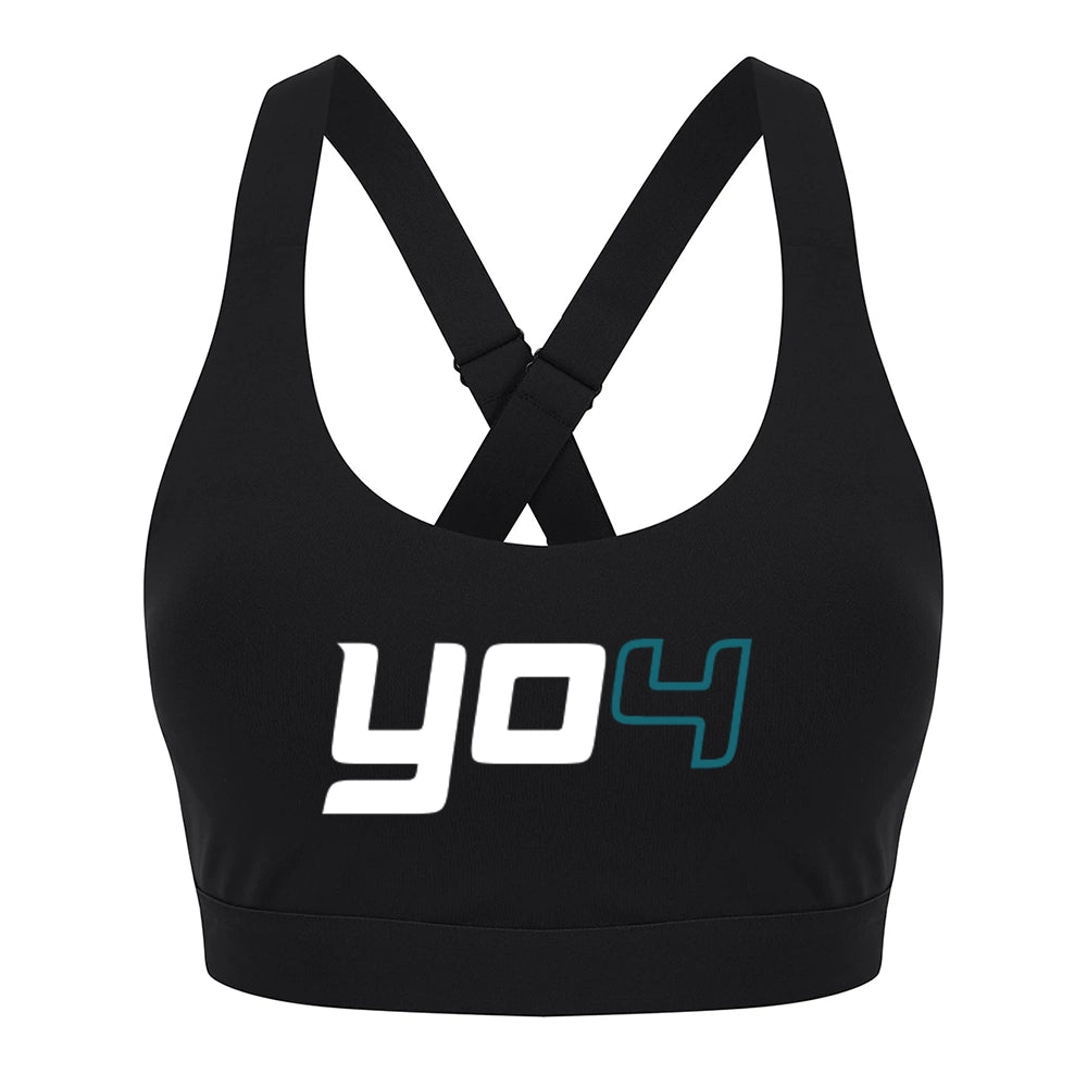 Yo4 - Sports Bra - CrossOver Back
