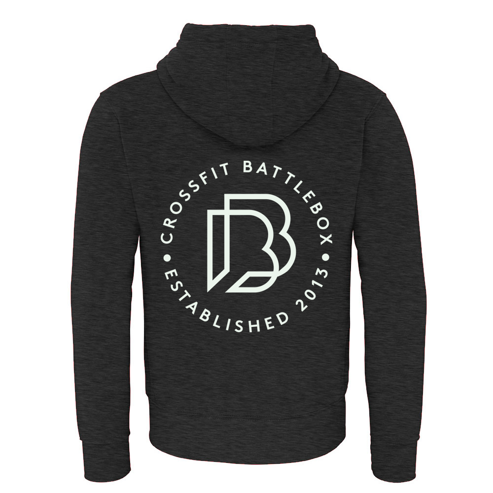 Battle Box Light Weight Zip Up Hoodie