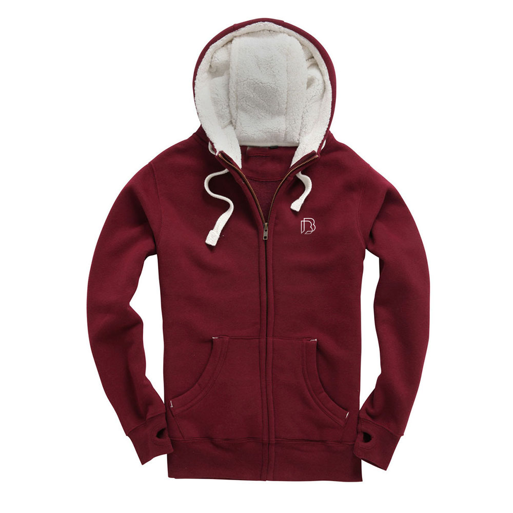 Battle Box Fleece Lined Zip Up Hoodie