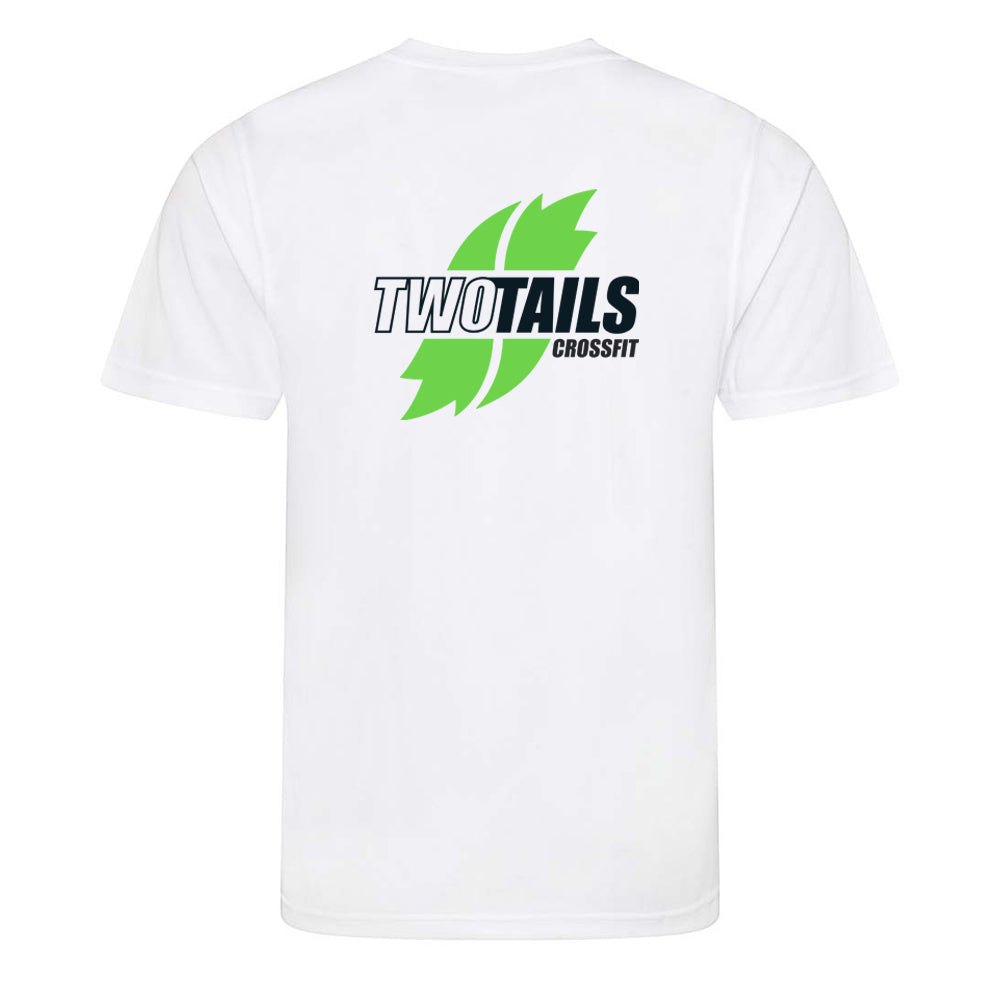 Two Tails CrossFit sports fabric t shirt