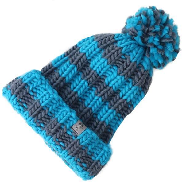 Two Colour Stripe Ribbed Beanie | Design your own Hat - Big Crocodile