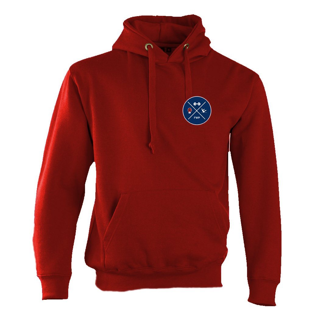 Fitness With Poppy Lightweight Hoodie - Red