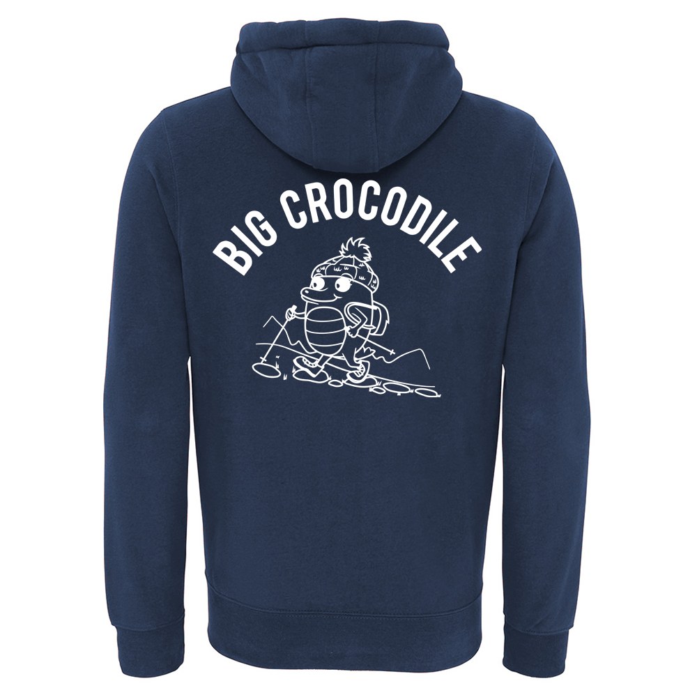 Hiker Fleece Lined Zip Up Hoodie - Big Crocodile