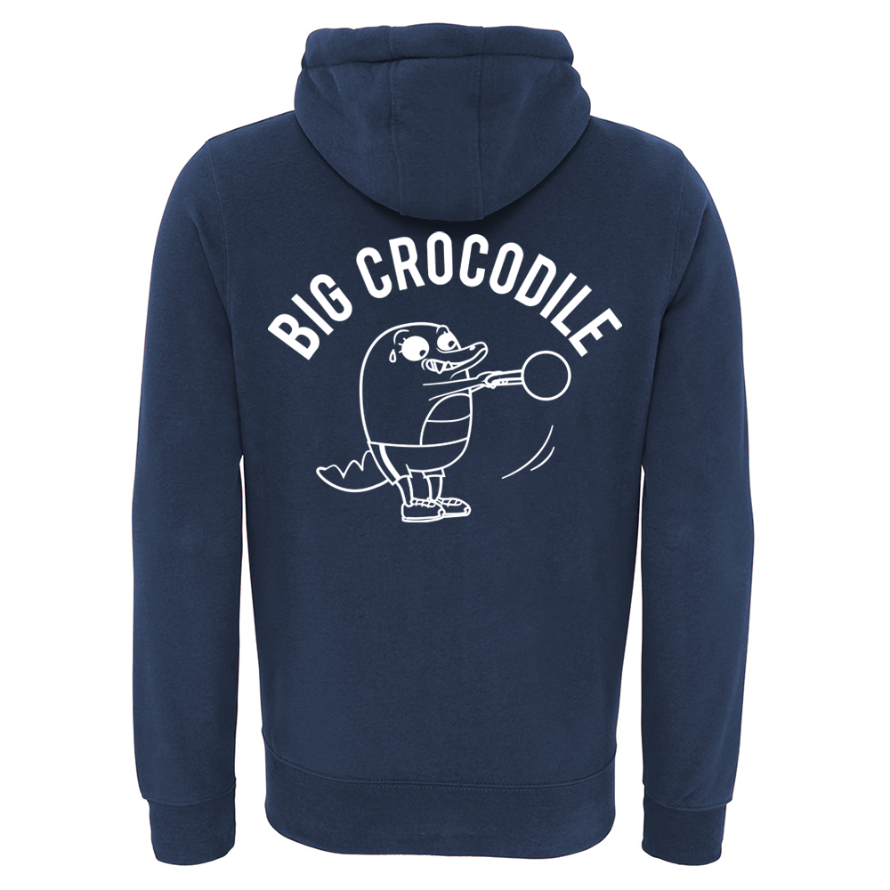 Kettle Bell Fleece Lined Zip Up Hoodie - Big Crocodile