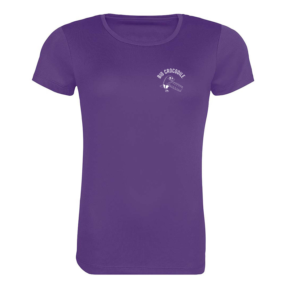 Sports Style Recycled Fabric Ladies Fit T shirt - Choose your Croc