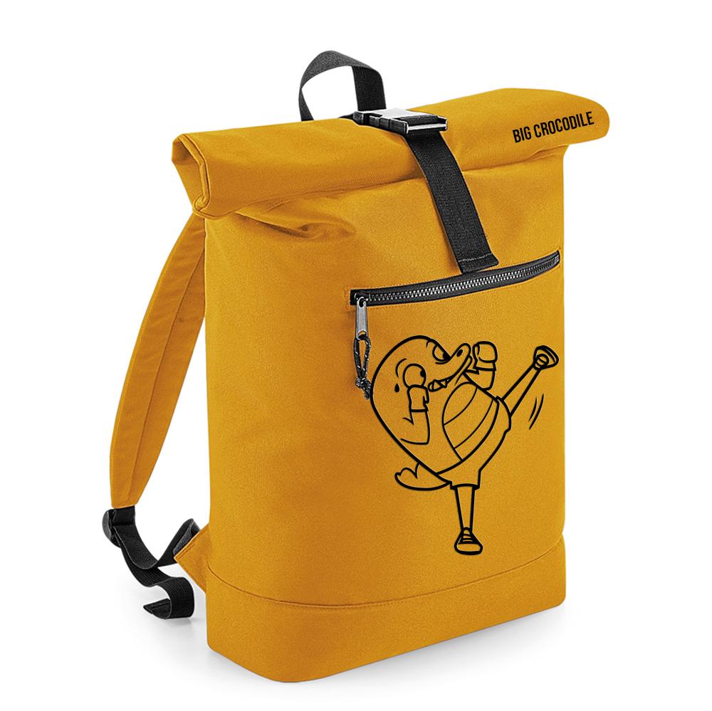 Mustard - Roll Top Ruck Sack - Choose Your Croc