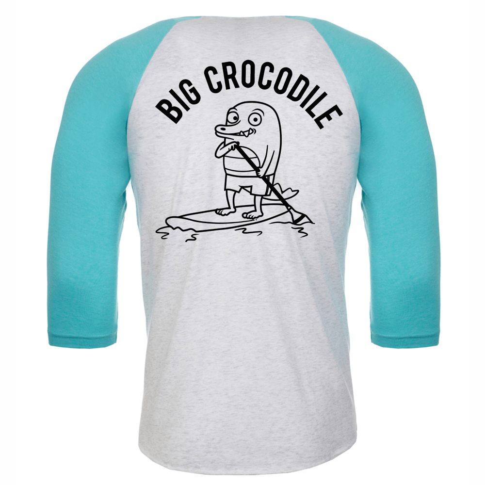 Stand Up Paddle Board Baseball Top - Big Crocodile