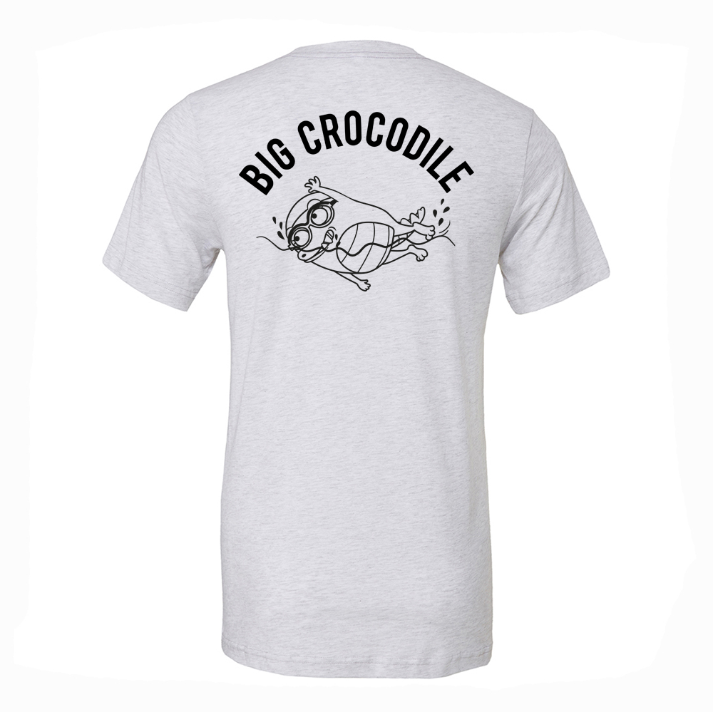 White Marl - T Shirt - Choose Your Croc