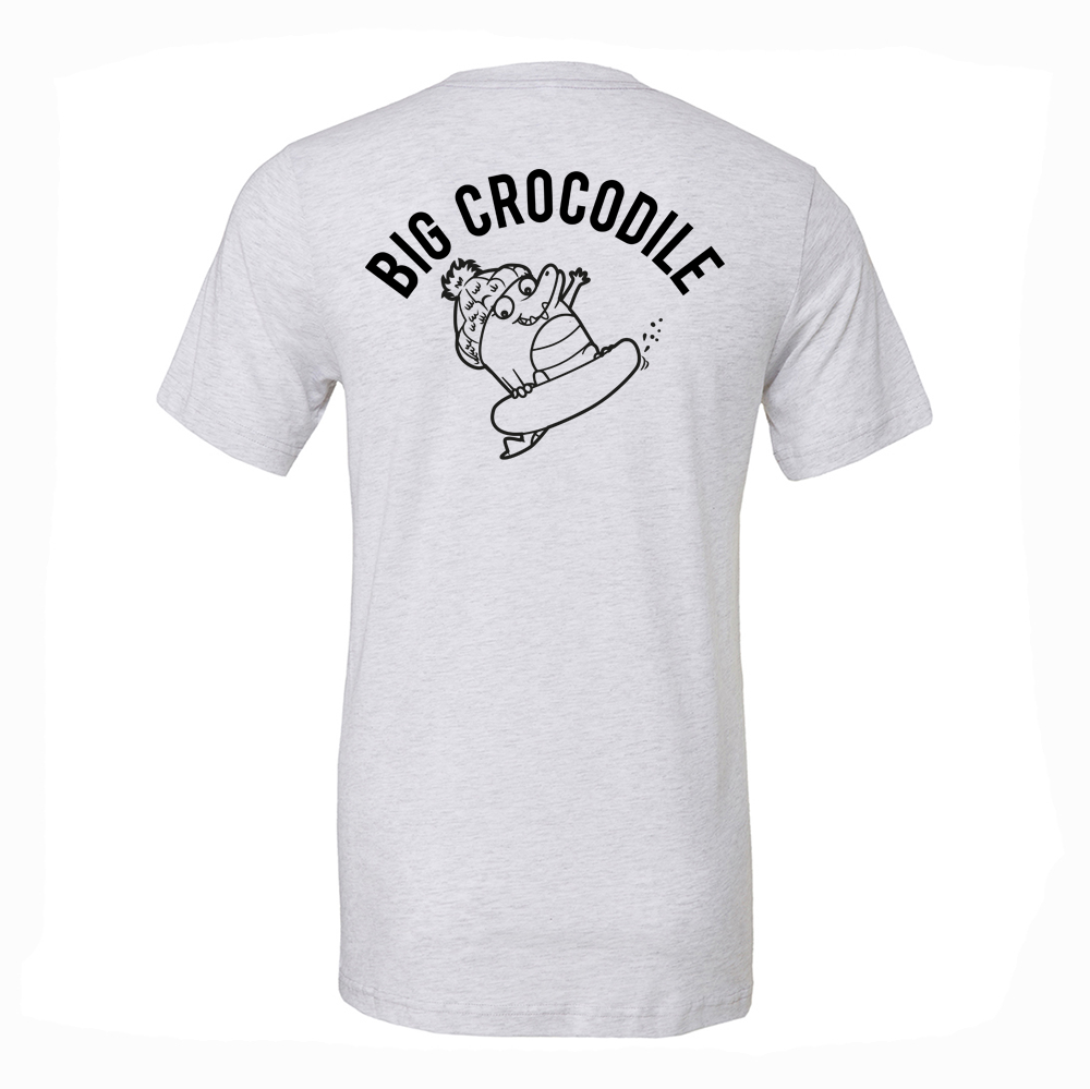 White Marl - T Shirt - Choose Your Croc