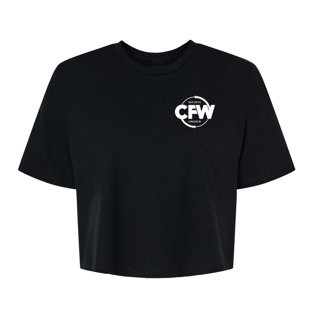 CrossFit Witham Lincoln - Cropped T shirt - Circle Print