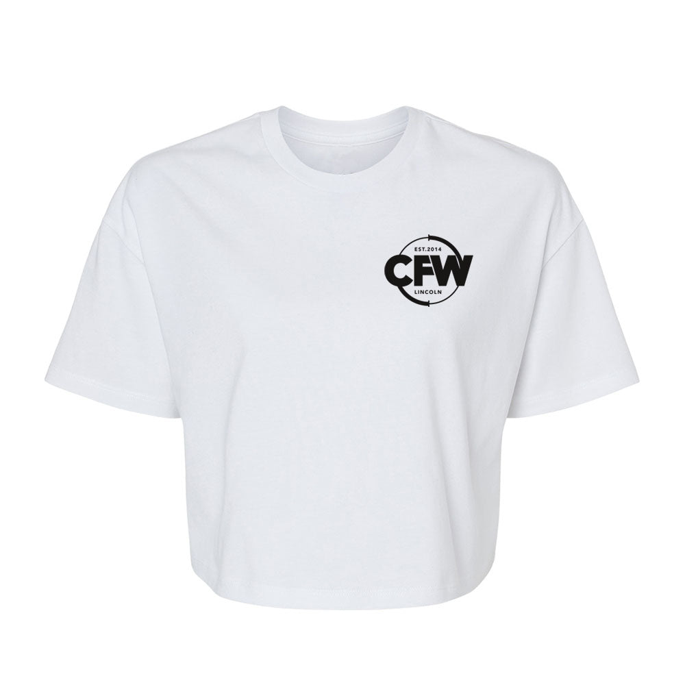 CrossFit Witham Lincoln - Cropped T shirt - Circle Print