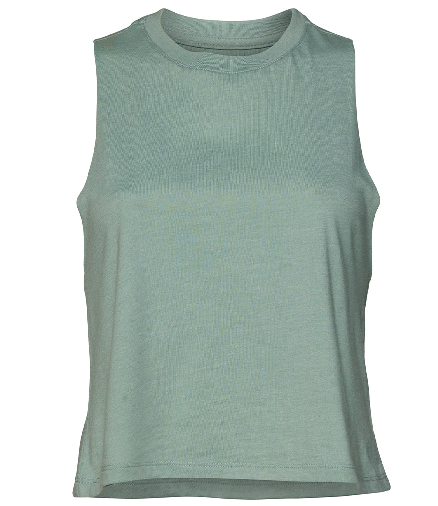 Ladies Cropped Racer Back Vest