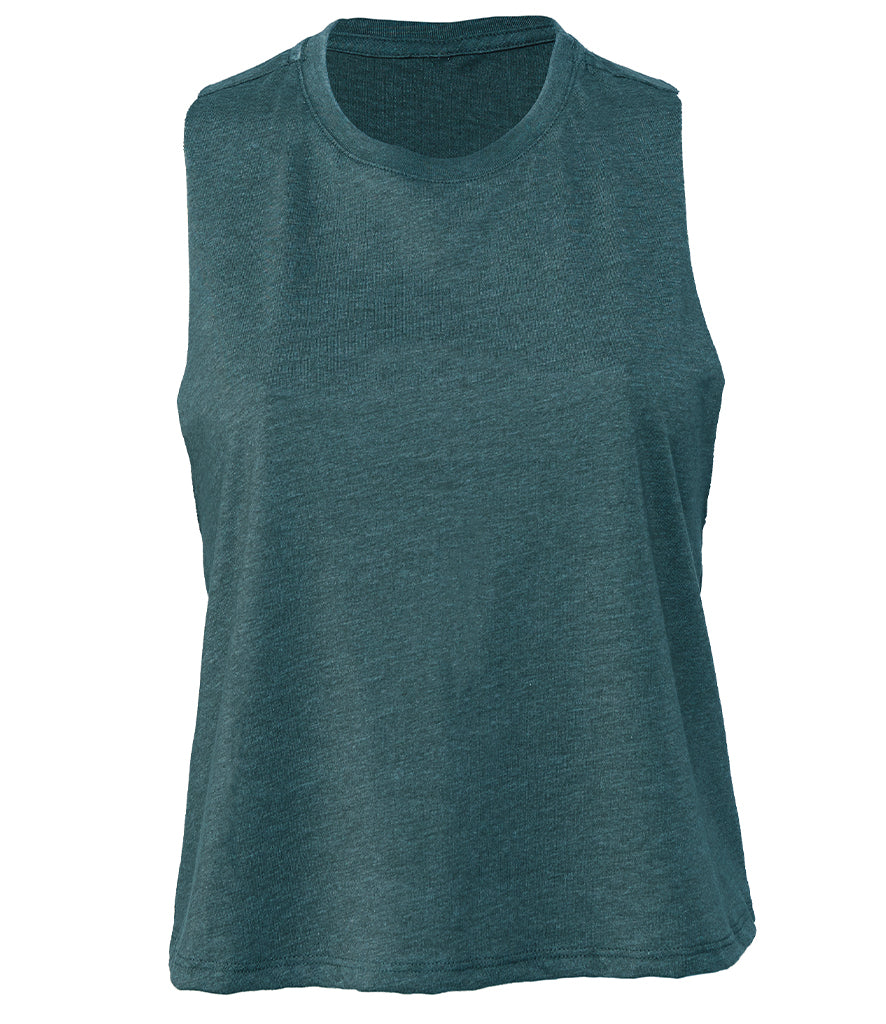 Ladies Cropped Racer Back Vest