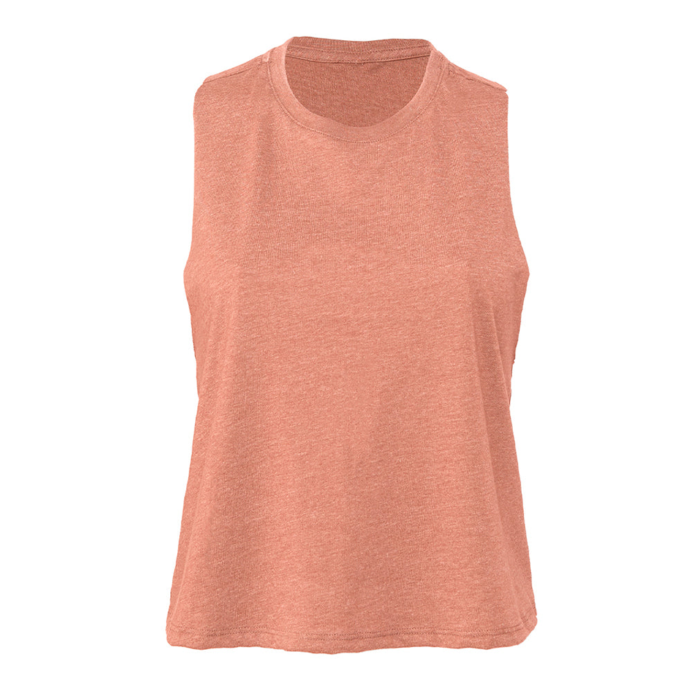 Ladies Cropped Racer Back Vest