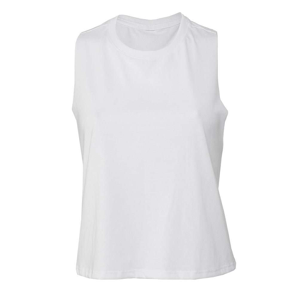 Ladies Cropped Racer Back Vest