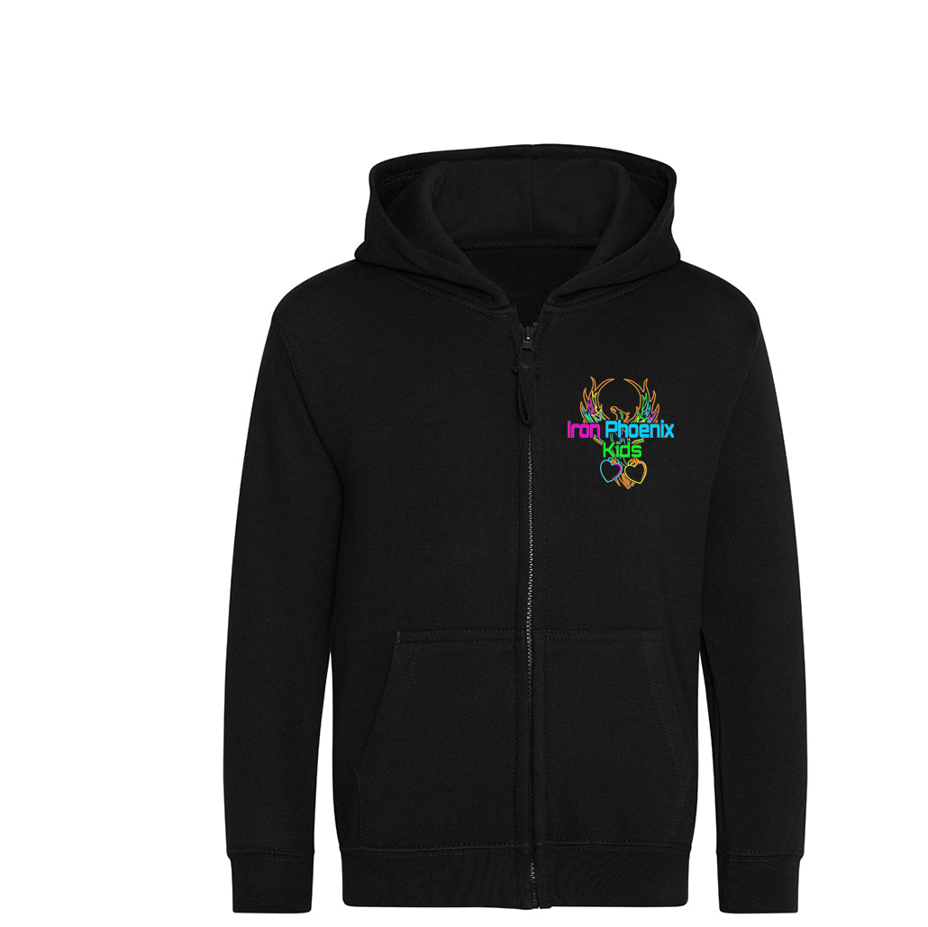 Iron Phoenix - Kids Zip Up Hoodie