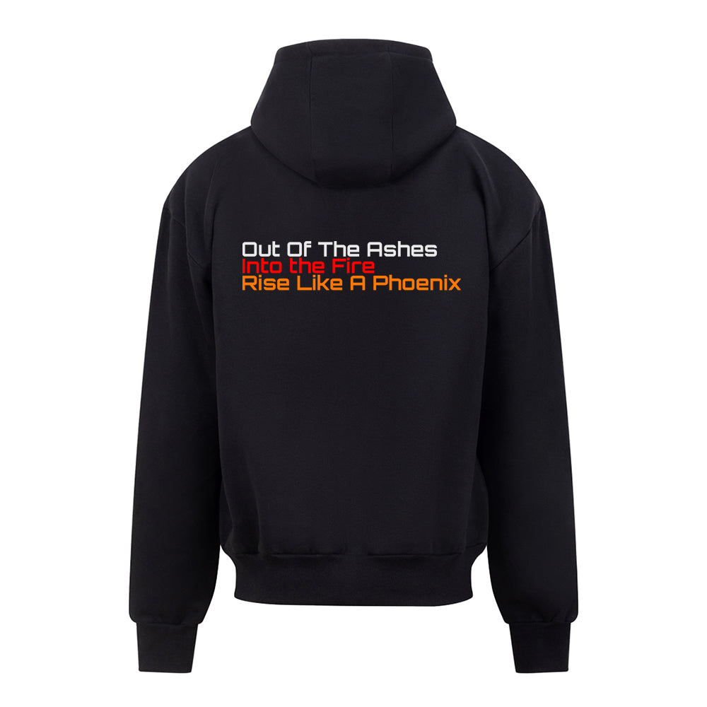 Iron Phoenix - Zip Up Luxury Hoodie - OOTA Print