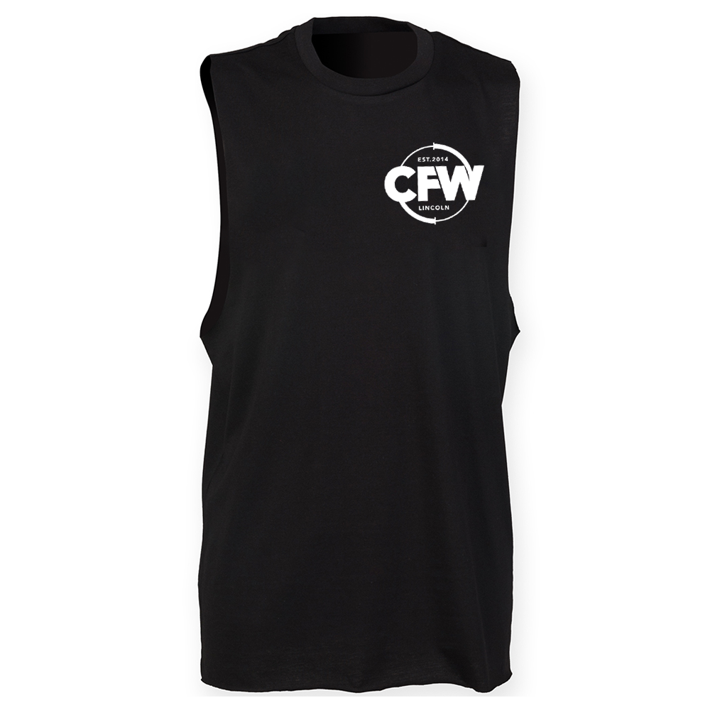 CrossFit Witham - Mens Muscle Vest - Circle logo