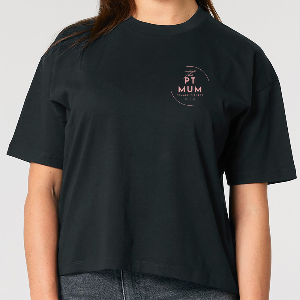 The PT Mum - Cropped Boxy Tee