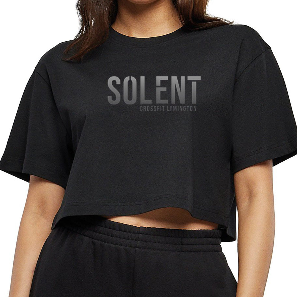 SOLENT LYMINGTON - Ladies Cropped T shirt - Standard Print