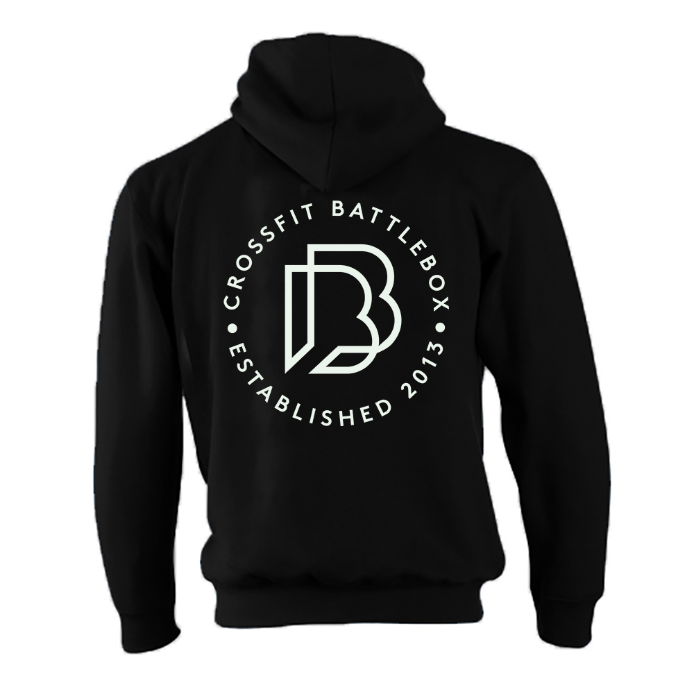 Battle Box Fleece Lined Zip Up Hoodie