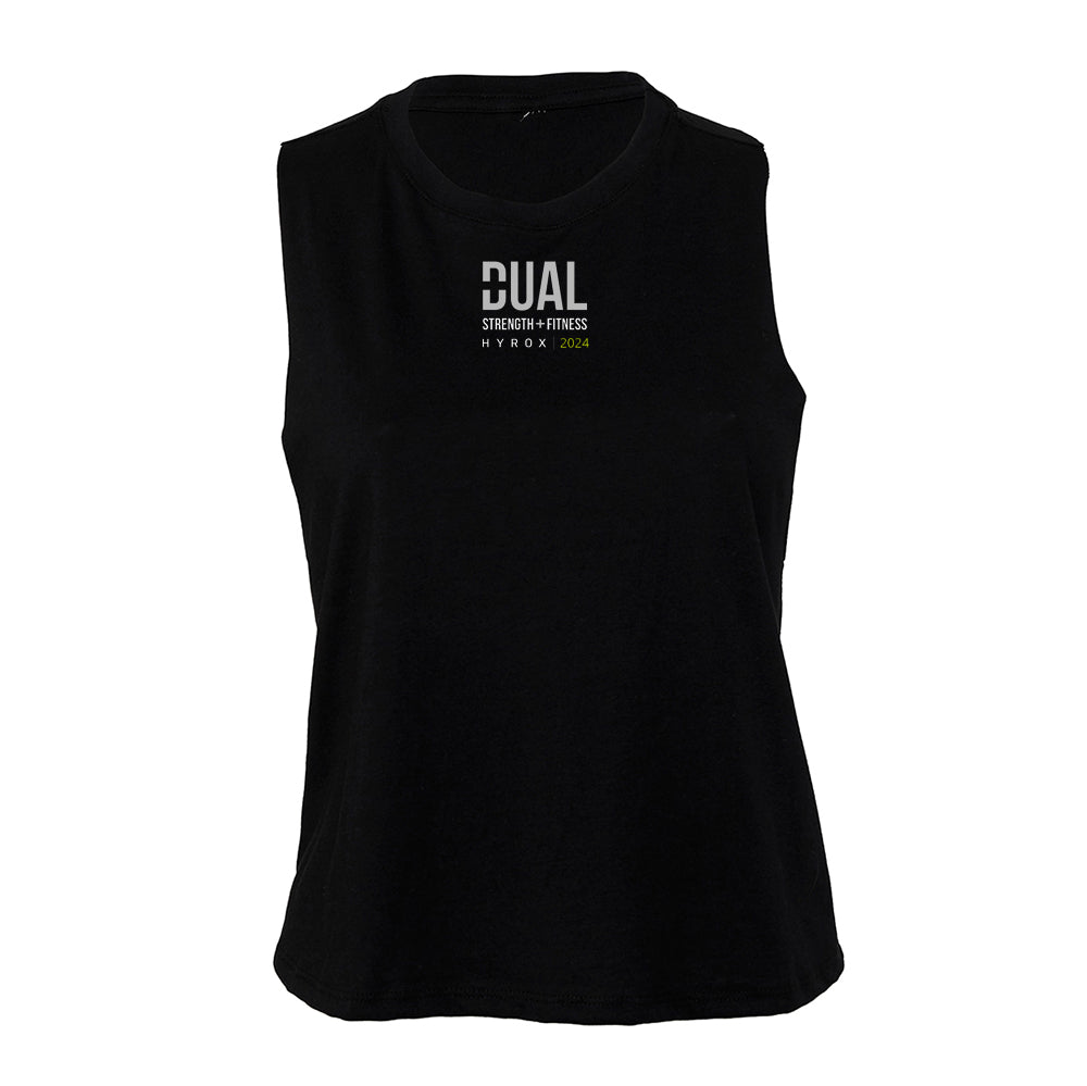 Dual Fitness Cropped Racer Back Vest for Hyrox