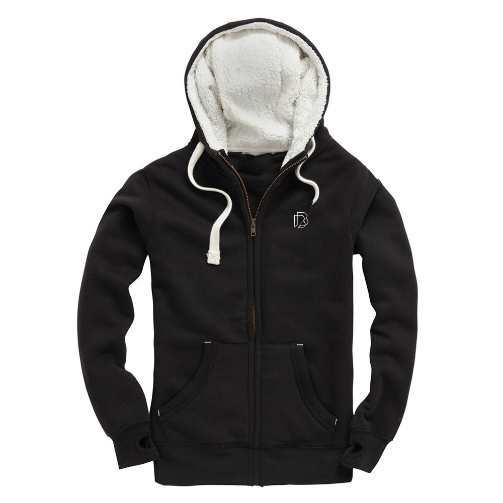 Battle Box Fleece Lined Zip Up Hoodie