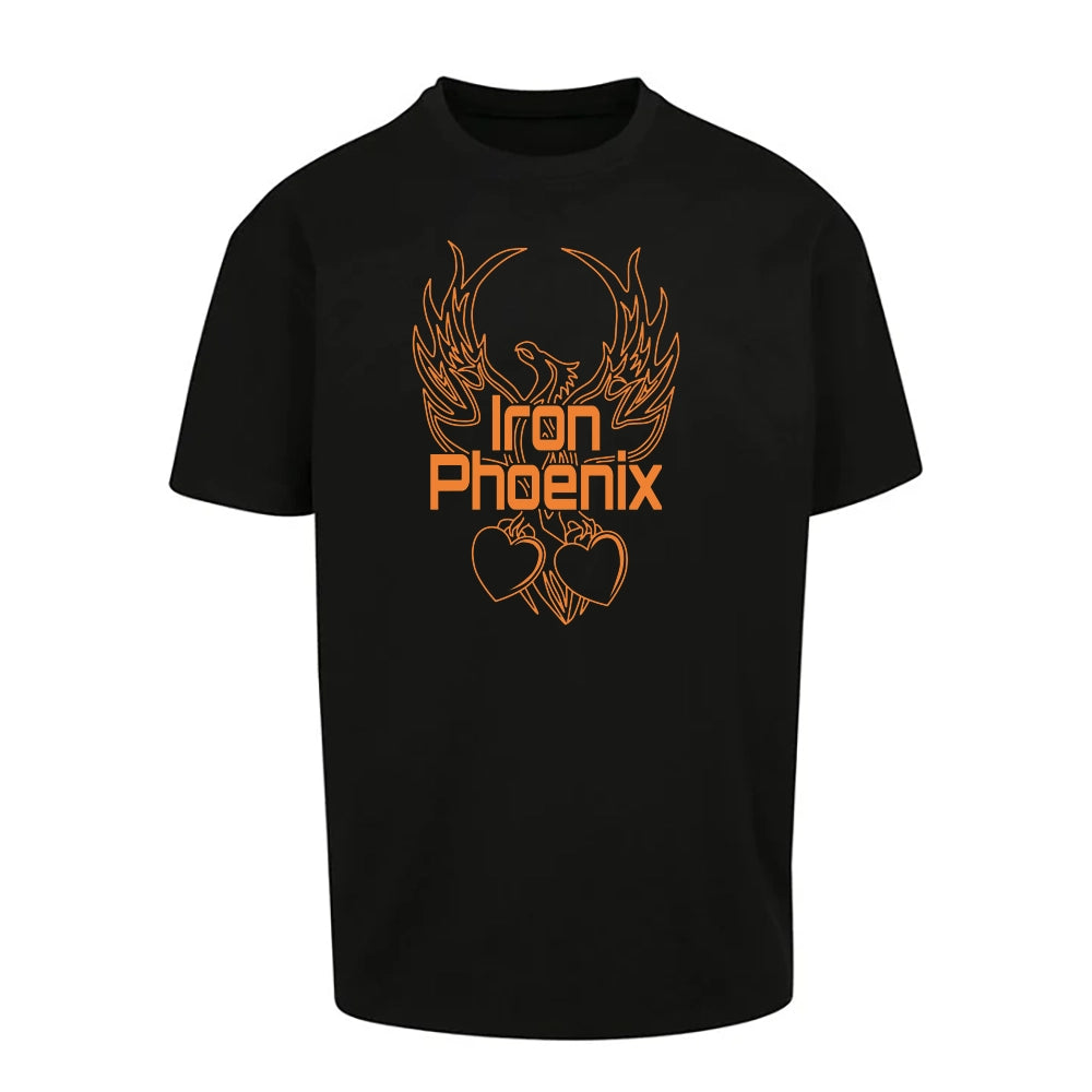 Iron Phoenix - Oversized Heavyweight T shirt - Phoenix Print