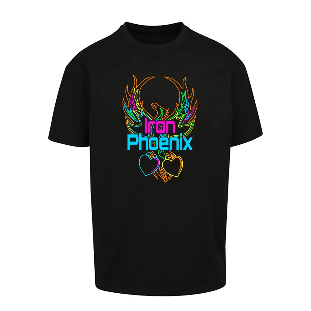 Iron Phoenix - Oversized Heavyweight T shirt - Phoenix Print