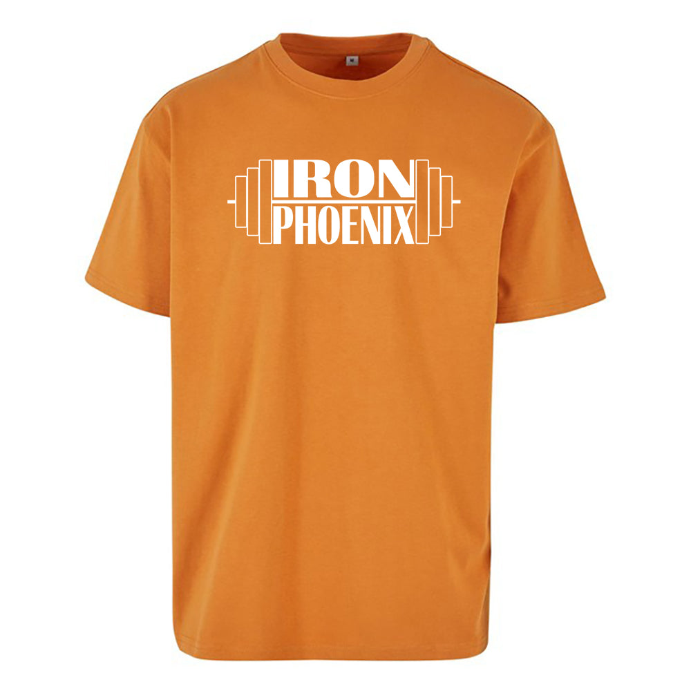 Iron Phoenix - Oversized Heavyweight T shirt - Barbell Print