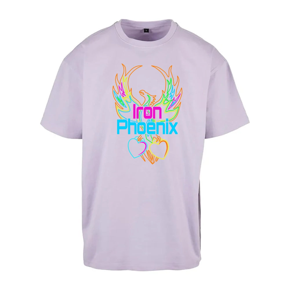 Iron Phoenix - Oversized Heavyweight T shirt - Phoenix Print