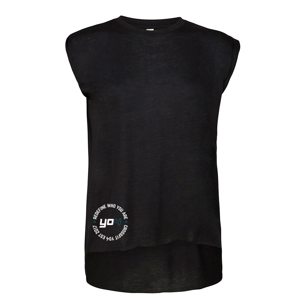 CrossFit YO4 - Ladies Capped Sleeve Vest