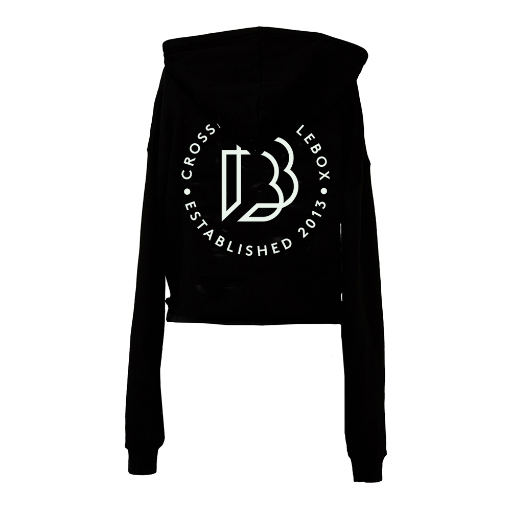 Battle Box - Cropped Ladies Hoodie