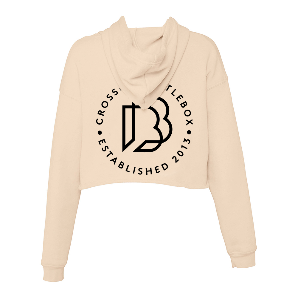 Battle Box - Cropped Ladies Hoodie