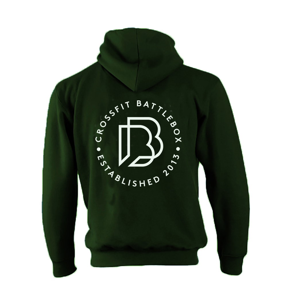 Battle Box Light Weight Zip Up Hoodie
