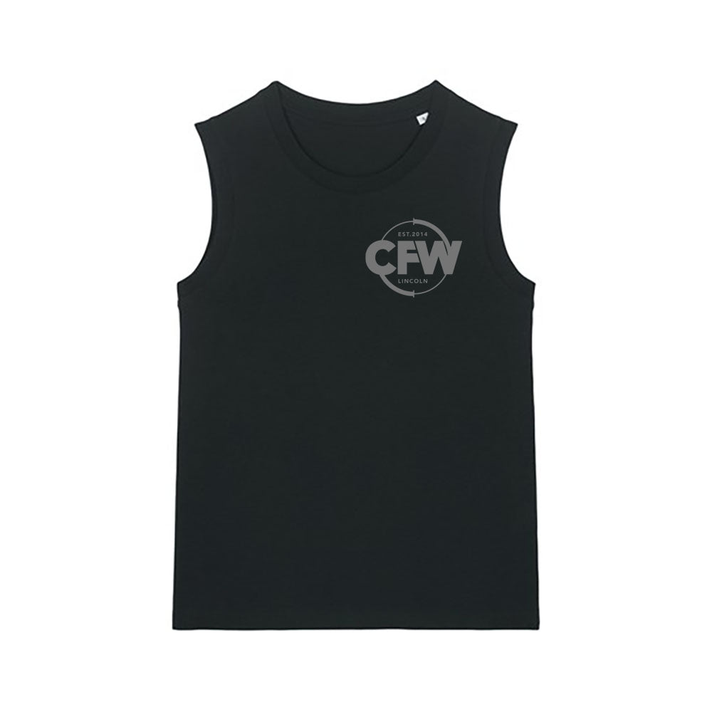 CrossFit Witham Lincoln - Ladies Muscle Vest - Circle Print