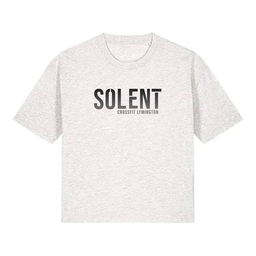 Ladies Boxy short T shirt - Standard Lymington Print