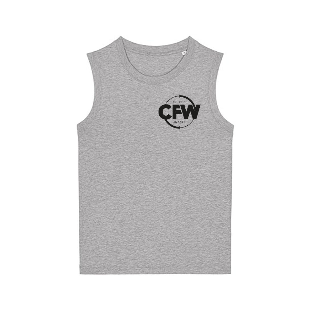 CrossFit Witham Lincoln - Ladies Muscle Vest - Circle Print