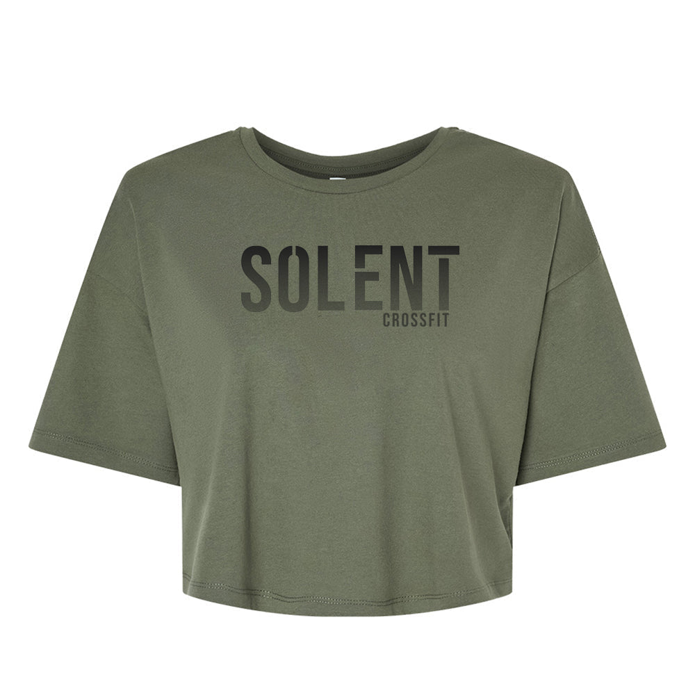 CrossFit Solent - STANDARD PRINT - CROPPED T SHIRT