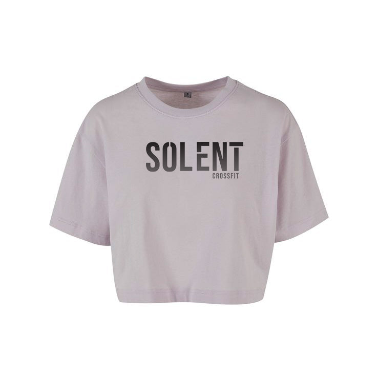 SOLENT CROSSFIT - Ladies Cropped T shirt - Standard Print