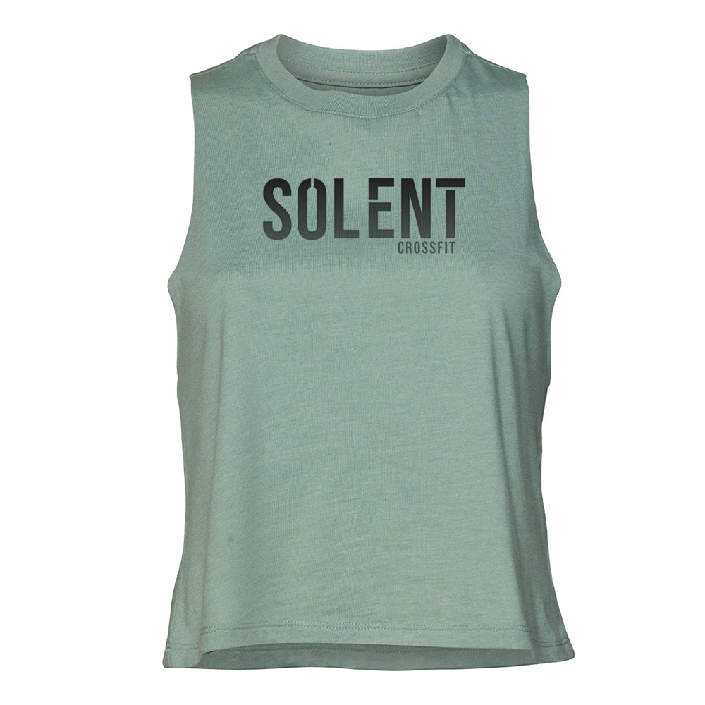 CROSSFIT SOLENT - STANDARD PRINT - CROPPED RACER BACK VEST