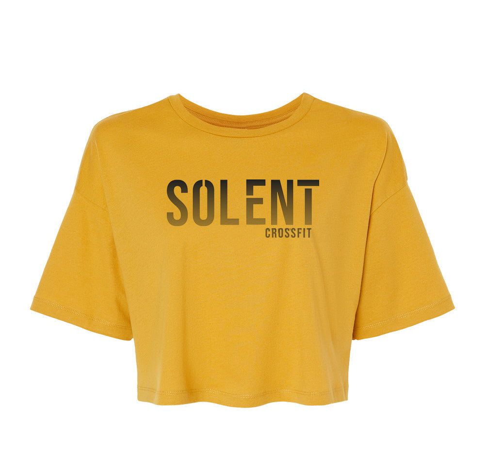 CrossFit Solent - STANDARD PRINT - CROPPED T SHIRT