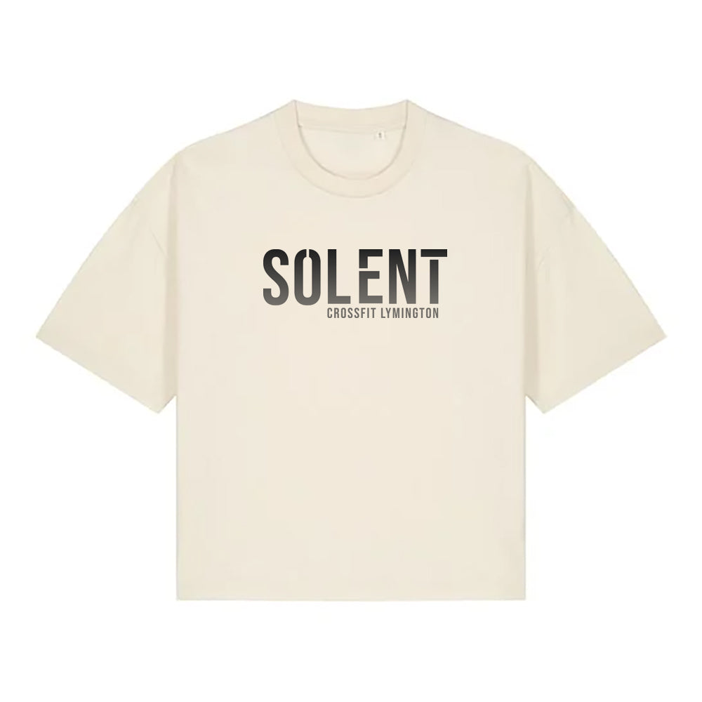 Ladies Boxy short T shirt - Standard Lymington Print