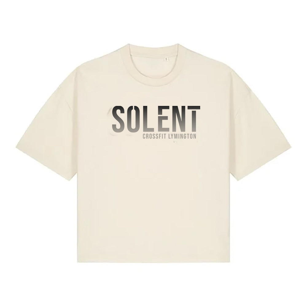 SOLENT LYMINGTON - Ladies Boxy short T shirt - Standard print