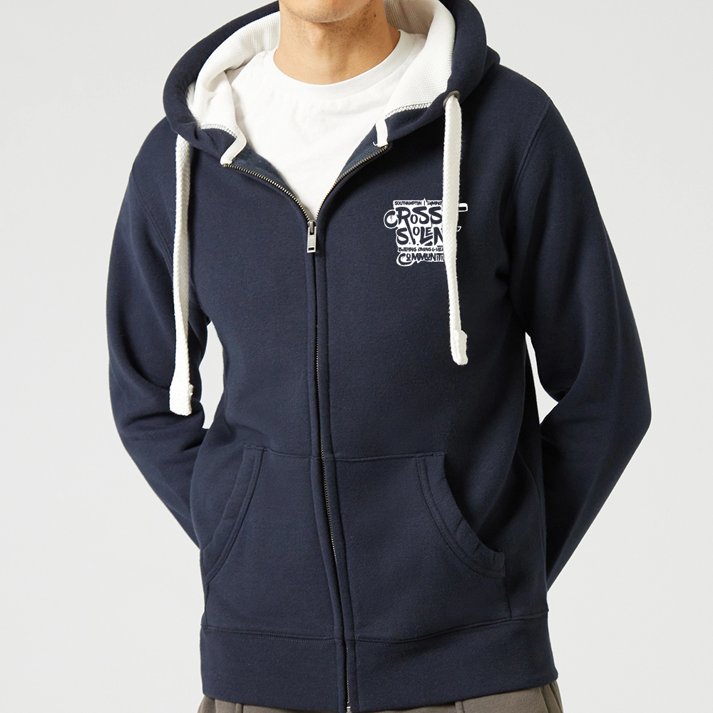 SOLENT CROSSFIT - Heavyweight Zip Up hoodie - Community Print