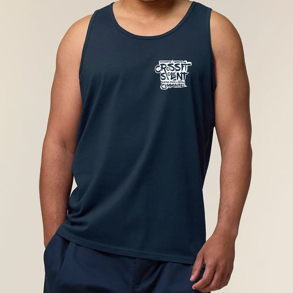Mens vest - community print