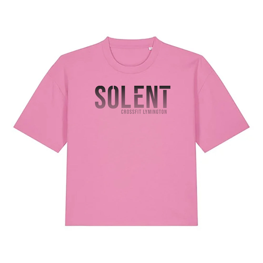 SOLENT LYMINGTON - Ladies Boxy short T shirt - Standard print