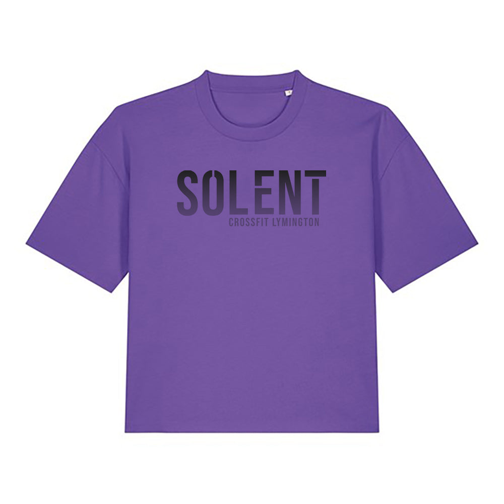 SOLENT LYMINGTON - Ladies Boxy short T shirt - Standard print