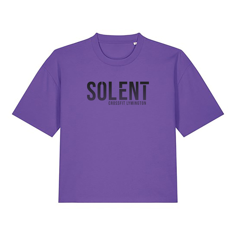 Ladies Boxy short T shirt - Standard Lymington Print